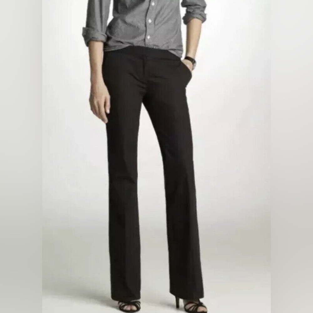 J.crew cotton stretch brown dress city fit pants 6